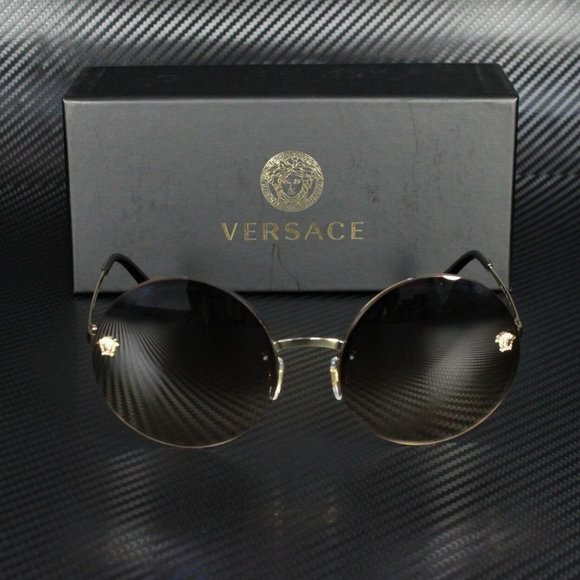 Versace Gold Brown 59mm Sunglasses - Picture 2 of 3